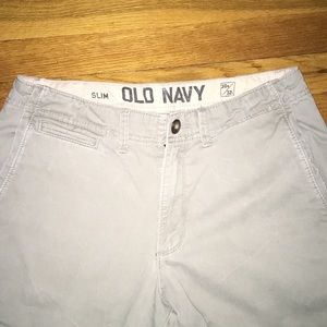 Mens old navy khakis!